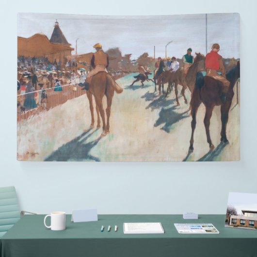 Edgar Degas - De parade Spandoek (Beurs)