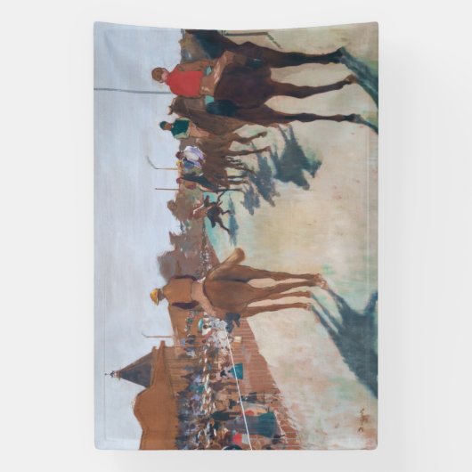 Edgar Degas - De parade Spandoek (Verticaal)