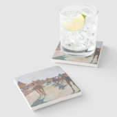 Edgar Degas - De parade Stenen Onderzetter (Zijkant)