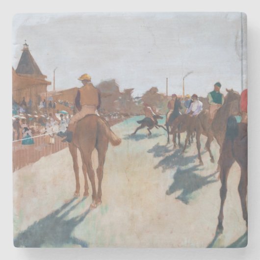 Edgar Degas - De parade Stenen Onderzetter (Voorkant)