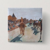 Edgar Degas - De parade Vierkante Button 5,1 Cm (Voorkant)