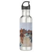 Edgar Degas - De parade Waterfles (Voorkant)