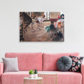 Edgar Degas - De repetitie Canvas Afdruk (Insitu (Woonkamer))