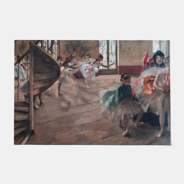 Edgar Degas - De repetitie Deurmat (Voorkant)
