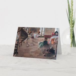 Edgar Degas - De repetitie Kaart