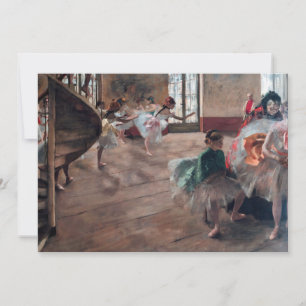 Edgar Degas - De repetitie Kaart