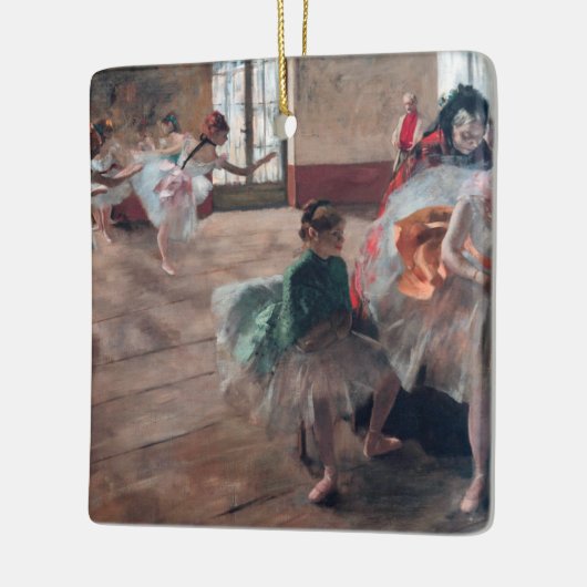 Edgar Degas - De repetitie Keramisch Ornament (Links)