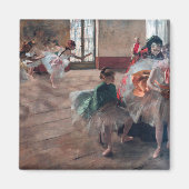 Edgar Degas - De repetitie Magneet (Voorkant)