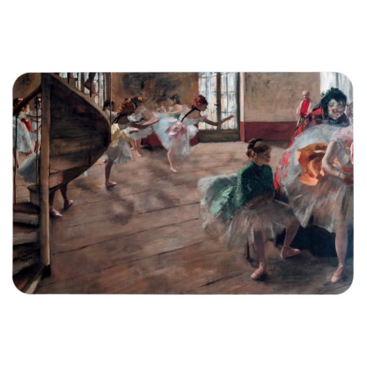 Edgar Degas - De repetitie Magneet (Horizontaal)