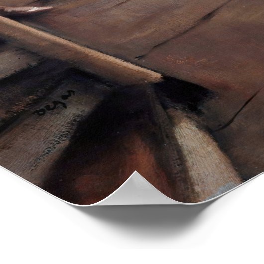 Edgar Degas - De repetitie Poster (Hoek)