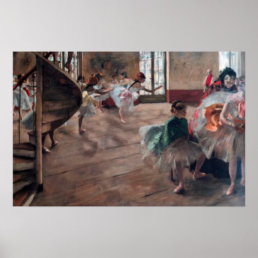 Edgar Degas - De repetitie Poster (Voorkant)