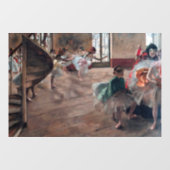 Edgar Degas - De repetitie Raamsticker (Vel)