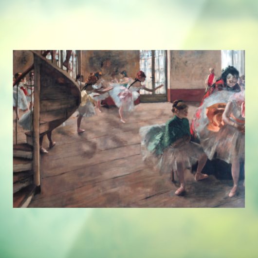 Edgar Degas - De repetitie Raamsticker (Vel 3)