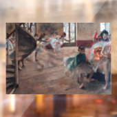 Edgar Degas - De repetitie Raamsticker (Vel 2)