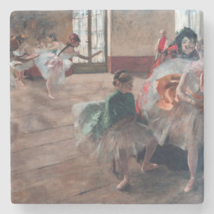 Edgar Degas - De repetitie Stenen Onderzetter