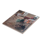 Edgar Degas - De repetitie Tegeltje (Zijkant)