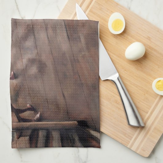 Edgar Degas - De repetitie Theedoek (Quarter Fold)