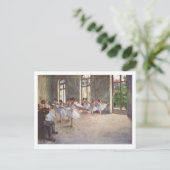 Edgar Degas | De repetitie van Ballet Briefkaart (Staand voorkant)
