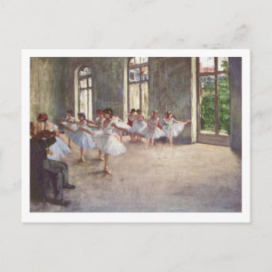 Edgar Degas   De repetitie van Ballet Briefkaart