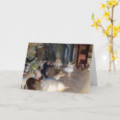 Edgar Degas - De repetitie van de ballet in het to Kaart (Gele Bloem)