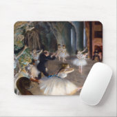 Edgar Degas - De repetitie van de ballet in het to Muismat (Met muis)