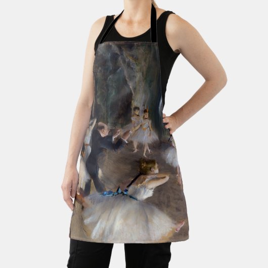 Edgar Degas - De repetitie van de ballet in het to Schort (Insitu)