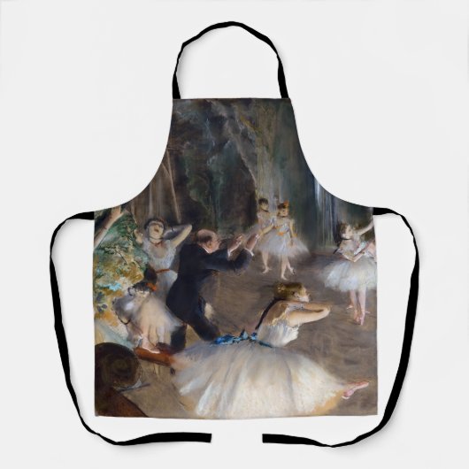 Edgar Degas - De repetitie van de ballet in het to Schort (Voorkant)