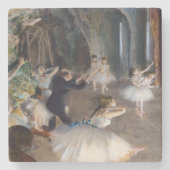 Edgar Degas - De repetitie van de ballet in het to Stenen Onderzetter (Voorkant)
