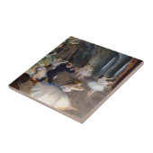 Edgar Degas - De repetitie van de ballet in het to Tegeltje (Zijkant)