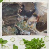 Edgar Degas - De repetitie van de ballet in het to Theedoek (Gevouwen)