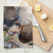 Edgar Degas - De repetitie van de ballet in het to Theedoek (Quarter Fold)