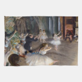 Edgar Degas - De repetitie van de ballet in het to Theedoek (Horizontaal)
