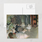 Edgar Degas | De repetitie van de ballet op het po Briefkaart (Voorkant / Achterkant)