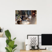 Edgar Degas - De repetitie van het ballet op het p Poster (Thuiskantoor)