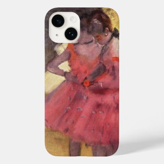 Edgar Degas de roze danseres iPhone Case (Achterkant)