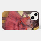 Edgar Degas de roze danseres iPhone Case (Achterkant (horizontaal))