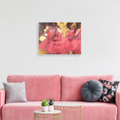 Edgar Degas De Roze Dansers Canvas Afdruk (Insitu (Woonkamer))