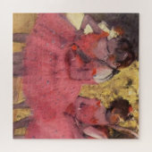 Edgar Degas de roze dansers Legpuzzel (Horizontaal)