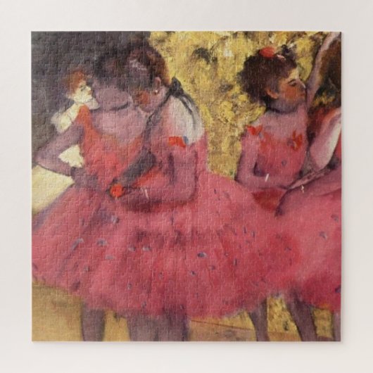 Edgar Degas de roze dansers Legpuzzel (Verticaal)