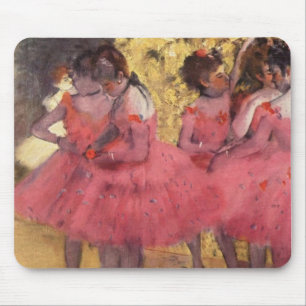 Edgar Degas de roze dansers Muismat