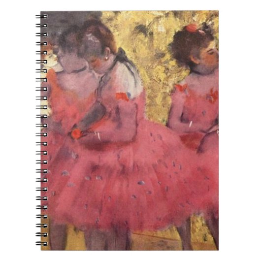 Edgar Degas de roze dansers Notitieboek (Voorkant)