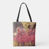 Edgar Degas de roze dansers Tote Bag (Achterkant)