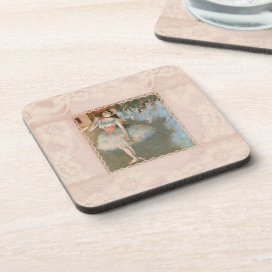 Edgar Degas de Star Dancer met een zijrand Bier Onderzetter (Linkerzijde)