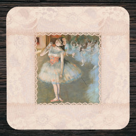 Edgar Degas de Star Dancer met een zijrand Bier Onderzetter