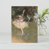 Edgar Degas - De Ster 1878 Bedankkaart (Staand voorkant)