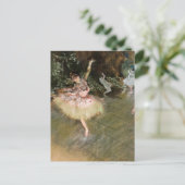 Edgar Degas - De Ster 1878 Briefkaart (Staand voorkant)