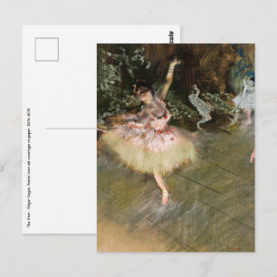 Edgar Degas - De Ster 1878 Briefkaart