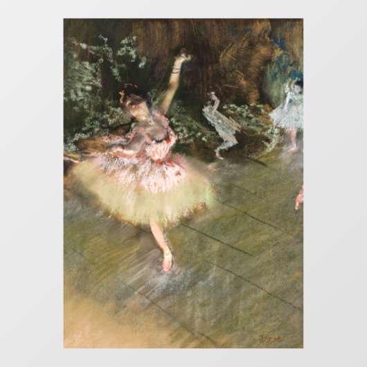 Edgar Degas - De Ster 1878 Raamsticker (Vel)