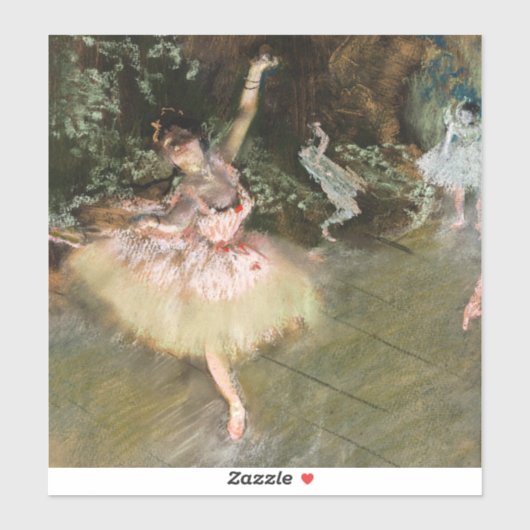 Edgar Degas - De Ster 1878 Sticker (Vel)