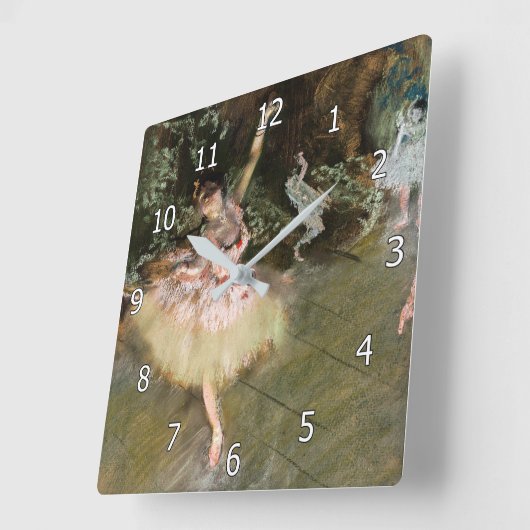 Edgar Degas - De Ster 1878 Vierkante Klok (Hoek)